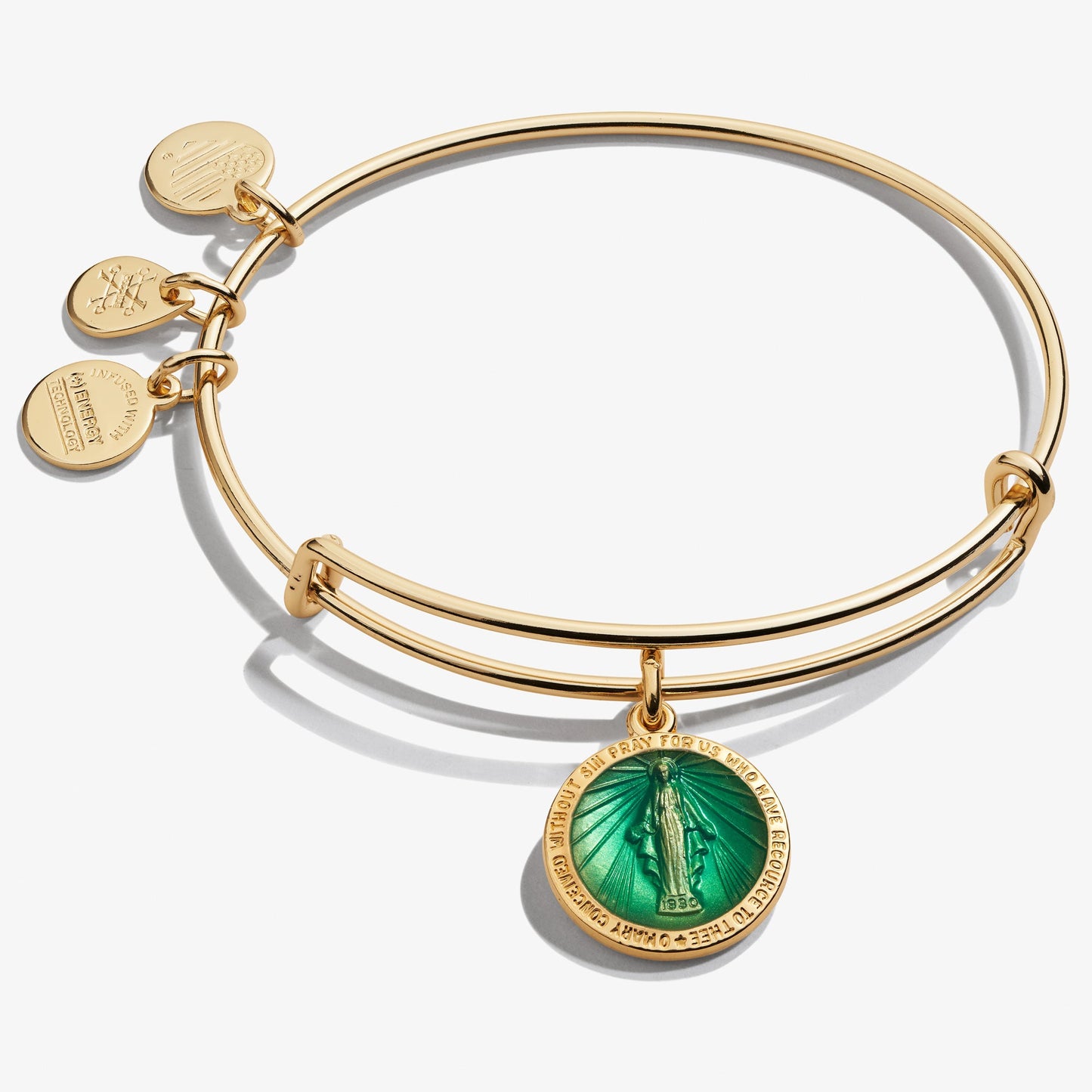 Mother Mary Charm Bangle, Color