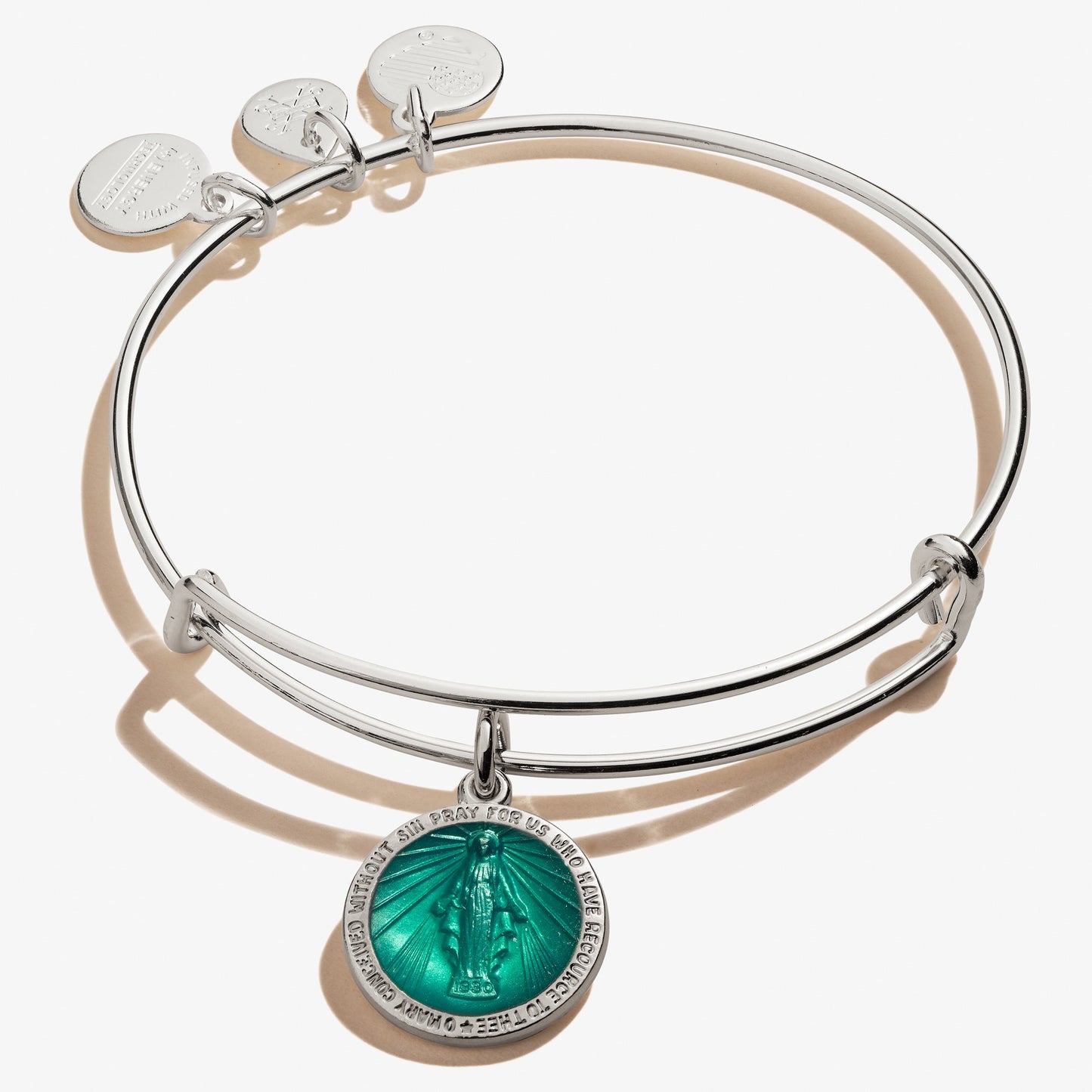 Mother Mary Charm Bangle, Color