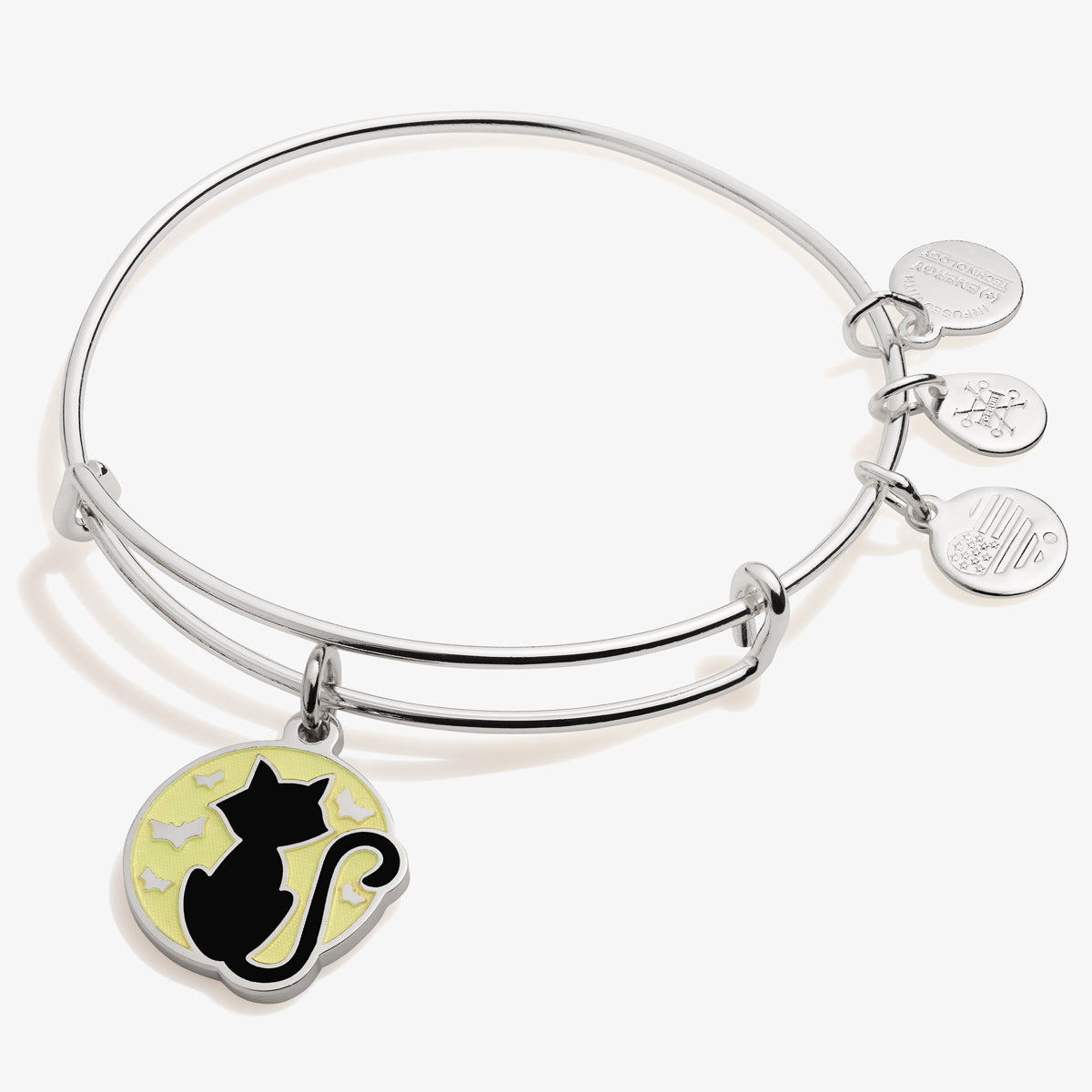 Black Cat Charm Bangle, Color