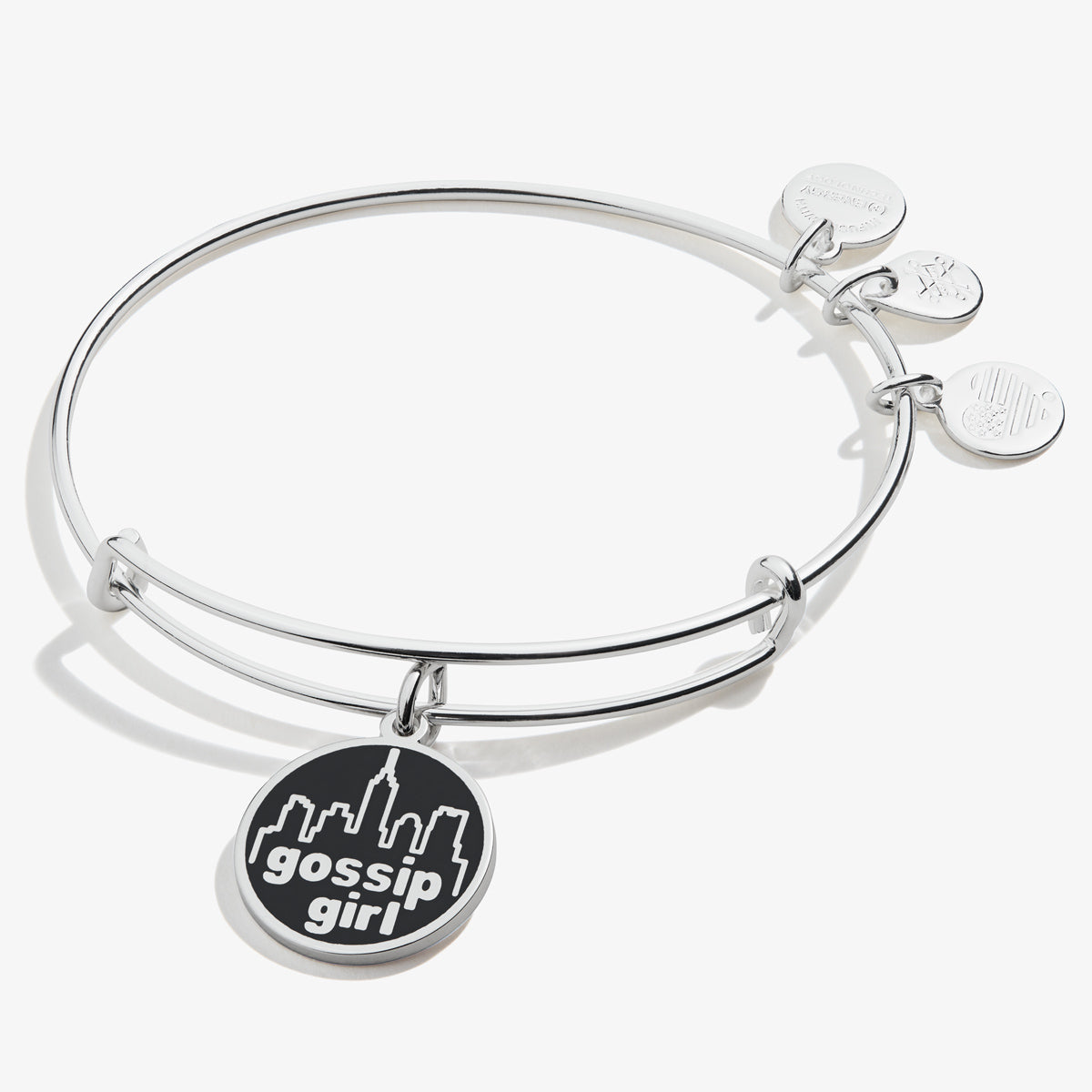 Gossip Girl Logo Charm Bangle