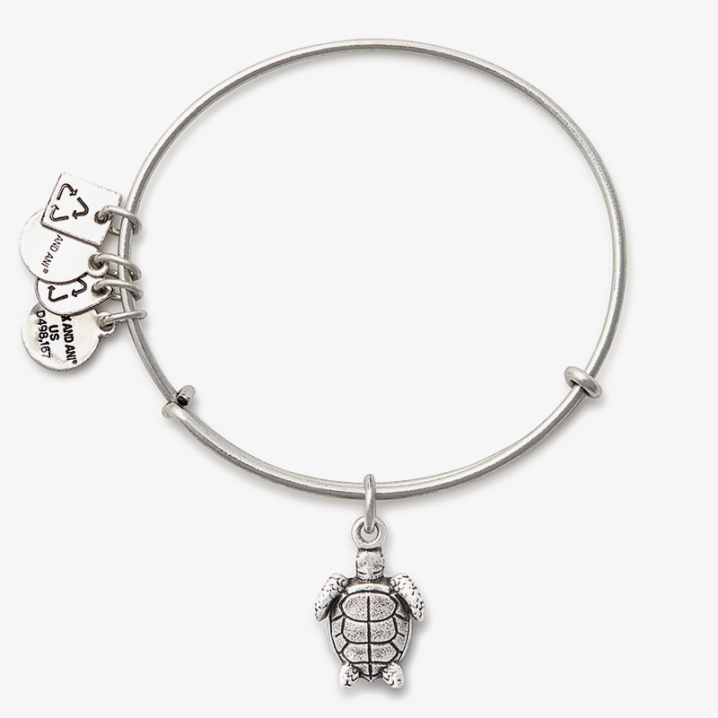 Sea Turtle Charm Bangle