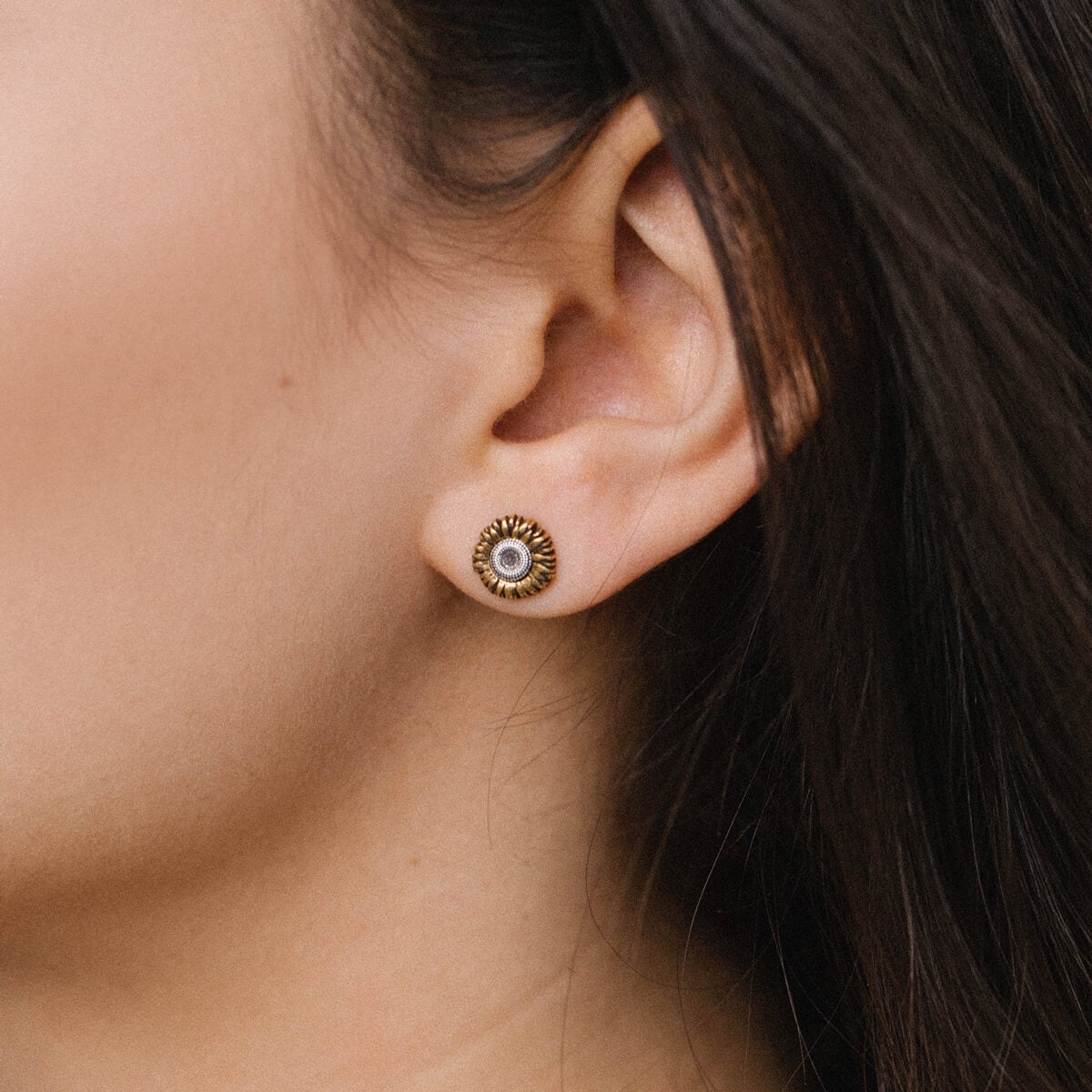 Sunflower Stud Earrings