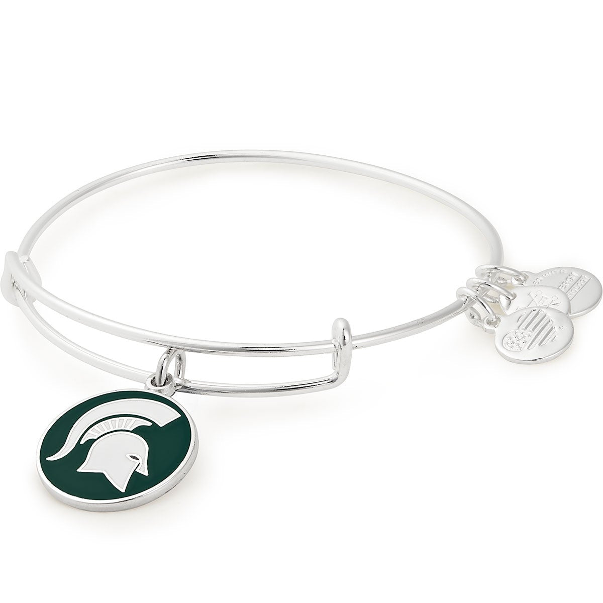 Michigan State University Logo Charm Bangle