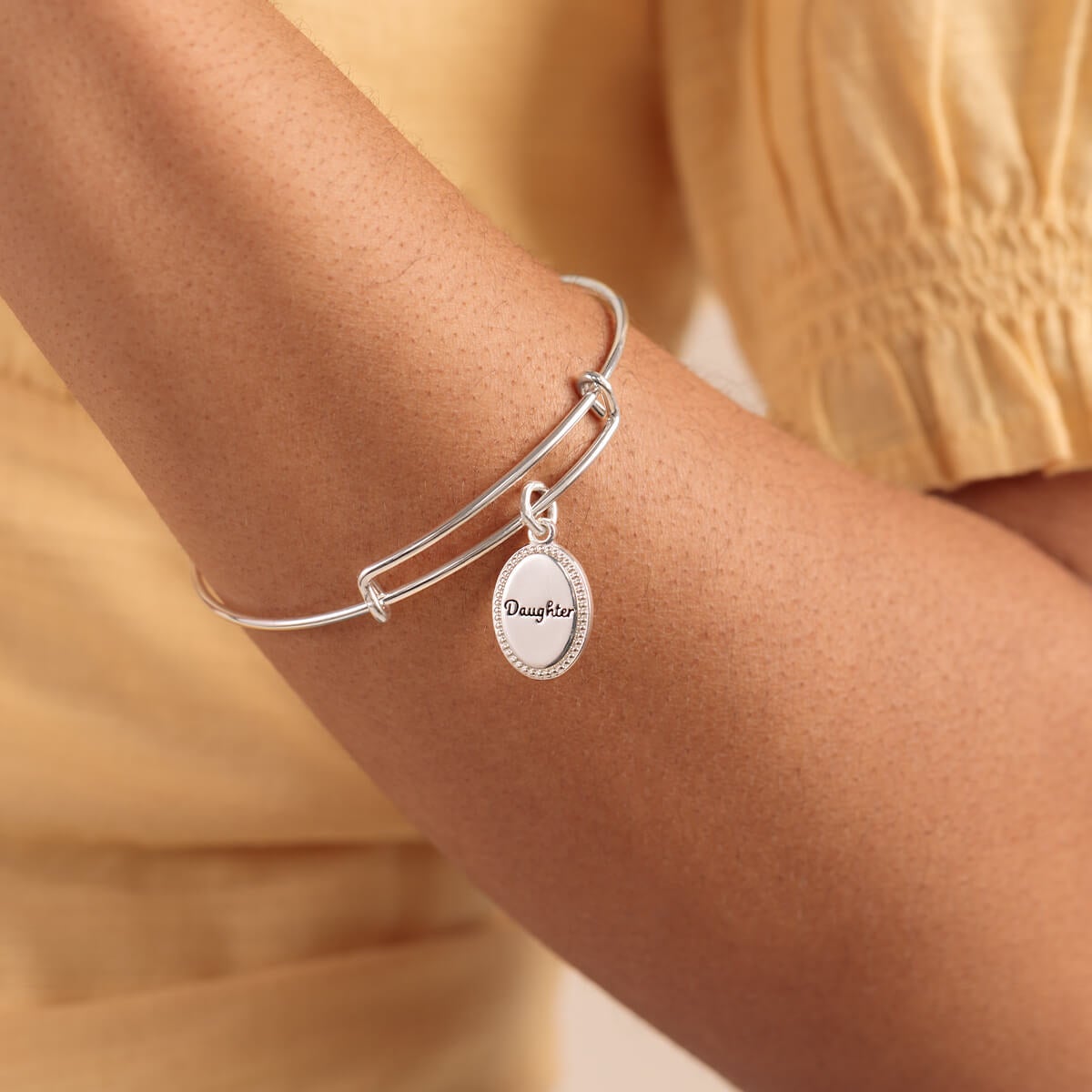 Daughter, 'Most Precious Gift' Charm Bangle