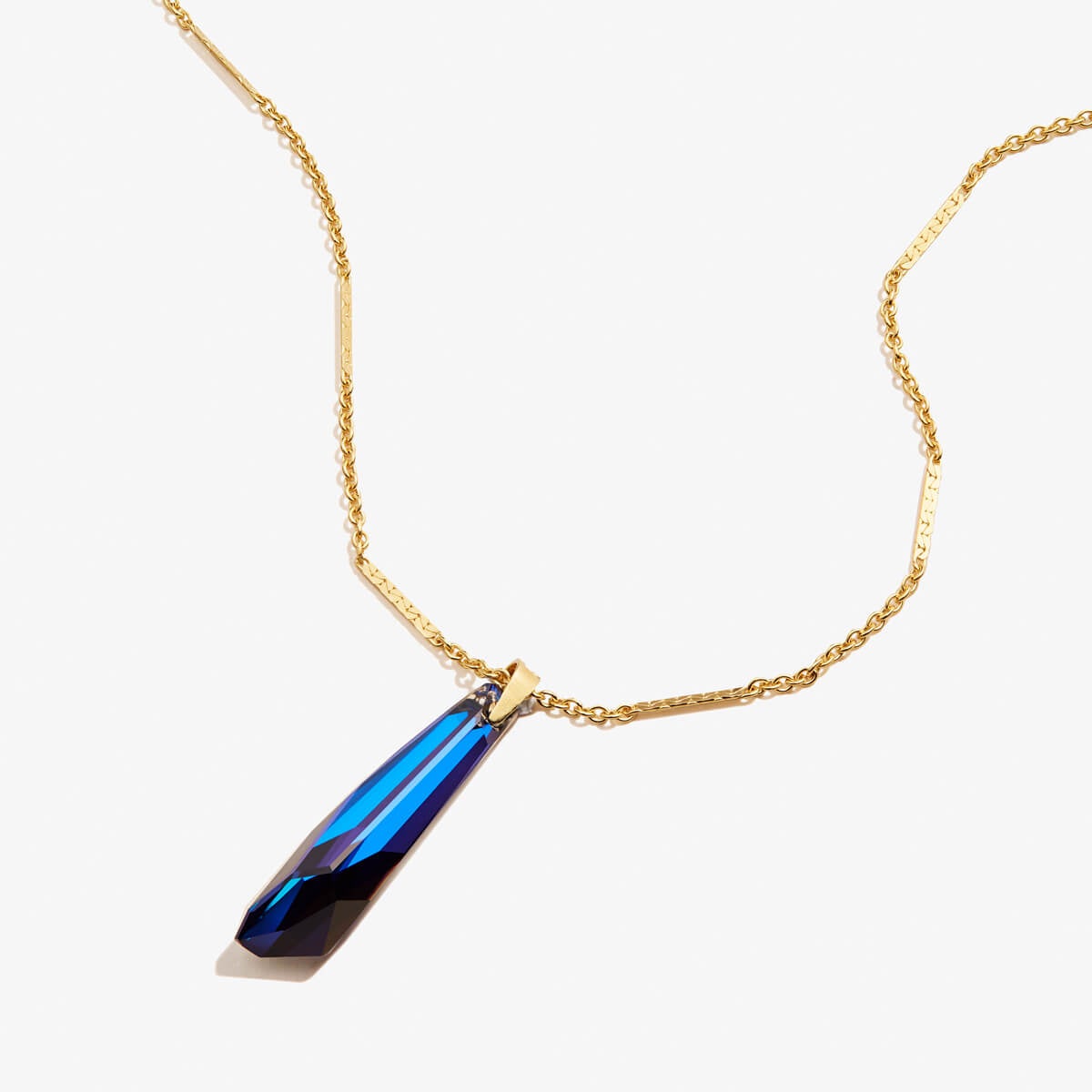 Blue Crystal Pendant Necklace